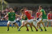12 June 2016; Declan Byrne of Louth in action agsint Cillian O'Sullivan, left, Graham Reilly, and Michael Newman of Meath during their Leinster GAA Football Senior Championship Quarter-Final match between Meath and Louth at Parnell Park in Dublin. Photo by Daire Brennan/Sportsfile