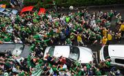 12 June 2016; Republic of Ireland supporters in Montmartre at UEFA Euro 2016 in Paris, France. Photo by Stephen McCarthy/Sportsfile