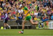 12 June 2016; Odhran MacNiallais of Donegal celebrates after scoring his side's second goal during their Ulster GAA Football Senior Championship Quarter-Final match between Fermanagh and Donegal at MacCumhaill Park in Ballybofey, Co. Donegal. Photo by Oliver McVeigh/Sportsfile