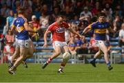12 June 2016; Brian O'Driscoll of Cork in action against Peter Acheson, left, and Shane Leahy of Tipperary during their Munster GAA Football Senior Championship Semi-Final match between Tipperary and Cork at Semple Stadium in Thurles, Co Tipperary. Photo by Piaras Ó Mídheach/Sportsfile
