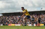 12 June 2016; Ciaran Murtagh of Roscommon celebrates after scoring his side's third goal of the game from the penalty spot during their Connacht GAA Football Senior Championship Semi-Final match between Roscommon and Sligo at Dr. Hyde Park in Roscommon. Photo by Ramsey Cardy/Sportsfile
