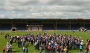 12 June 2016; Tipperary supporters and players on the field after their Munster GAA Football Senior Championship Semi-Final match between Tipperary and Cork at Semple Stadium in Thurles, Co Tipperary. Photo by Piaras Ó Mídheach/Sportsfile