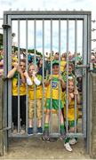 12 June 2016; Donegal supporters at the Ulster GAA Football Senior Championship Quarter-Final match between Donegal and Fermanagh  at MacCumhaill Park in Ballybofey, Co. Donegal. Photo by Philip Fitzpatrick/Sportsfile
