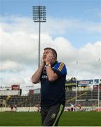 12 June 2016; Tipperary manager Liam Kearns reacts near the end of the Munster GAA Football Senior Championship Semi-Final match between Tipperary and Cork at Semple Stadium in Thurles, Co Tipperary. Photo by Piaras Ó Mídheach/Sportsfile
