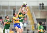 12 June 2016; Kieran Donaghy of Kerry in action against Cathal O'Connor of Clare during their Munster GAA Football Senior Championship Semi-Final match at Fitzgerald Stadium in Killarney, Co. Kerry. Photo by Diarmuid Greene/Sportsfile