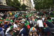 12 June 2016; Republic of Ireland supporters in Montmartre at UEFA Euro 2016 in Paris, France. Photo by Stephen McCarthy/Sportsfile