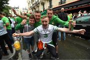 12 June 2016; Republic of Ireland supporters in Montmartre at UEFA Euro 2016 in Paris, France. Photo by Stephen McCarthy/Sportsfile