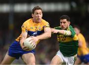 12 June 2016; Gary Brennan of Clare in action against Michael Geaney of Kerry during their Munster GAA Football Senior Championship Semi-Final match at Fitzgerald Stadium in Killarney, Co. Kerry. Photo by Diarmuid Greene/Sportsfile