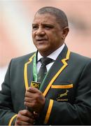 11 June 2016; South Africa head coach Allister Coetzee before the 1st test of the Castle Lager Incoming series between South Africa and Ireland at the DHL Newlands Stadium in Cape Town, South Africa. Photo by Brendan Moran/Sportsfile