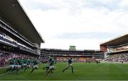 11 June 2016; The Ireland team do a lap of the pitch before the 1st test of the Castle Lager Incoming series between South Africa and Ireland at the DHL Newlands Stadium in Cape Town, South Africa. Photo by Brendan Moran/Sportsfile
