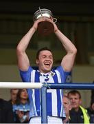 11 June 2016; The Ballyboden St Endas' captain Dean Curran lifts the cup after the Leinster Adult Club Hurling League Division 1 final between Rathnure and Ballyboden St Endas at O'Moore Park in Portlaoise, Co. Laois. Photo by Ray McManus/Sportsfile