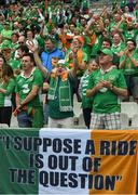 13 June 2016; Republic of Ireland supporters ahead of the UEFA Euro 2016 Group E match between Republic of Ireland and Sweden at Stade de France in Saint Denis, Paris, France. Photo by David Maher/Sportsfile