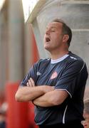 16 July 2010; Shelbourne manager Alan Matthews. Airtricity League First Division, Shelbourne v Derry City, Tolka Park, Dublin. Picture credit: Brian Lawless / SPORTSFILE