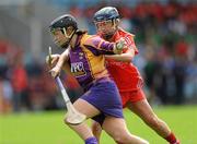 17 July 2010; Ursula Jacob, Wexford, in action against Joanne O'Callaghan, Cork. Gala All-Ireland Senior Championship, Cork v Wexford, Pairc Ui Chaoimh, Cork. Picture credit: Matt Browne / SPORTSFILE