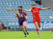 17 July 2010; Michelle O'Leary, Wexford, in action against Gemma O'Connor, Cork. Gala All-Ireland Senior Championship, Cork v Wexford, Pairc Ui Chaoimh, Cork. Picture credit: Matt Browne / SPORTSFILE