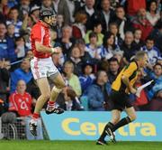 17 July 2010; Cork's Ben O'Connor celebrates scoring his side's first goal. Munster GAA Hurling Senior Championship Final Replay, Cork v Waterford, Semple Stadium, Thurles, Co. Tipperary. Picture credit: Brendan Moran / SPORTSFILE