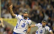 17 July 2010; Dan Shanahan, Waterford, celebrates scoring his side's goal against Cork. Munster GAA Hurling Senior Championship Final Replay, Cork v Waterford, Semple Stadium, Thurles, Co. Tipperary. Picture credit: Brendan Moran / SPORTSFILE