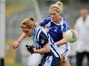 18 July 2010; Orlagh Egan, Dublin, in action against Aishling Quigley, Laois. TG4 Ladies Football Leinster Senior Championship Final, Laois v Dublin, Dr. Cullen Park, Carlow. Picture credit: David Maher / SPORTSFILE