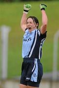 18 July 2010; Lyndsey Peat, Dublin, celebrates after scoring her side's second goal. TG4 Ladies Football Leinster Senior Championship Final, Laois v Dublin, Dr. Cullen Park, Carlow. Picture credit: David Maher / SPORTSFILE