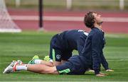 15 June 2016; Jeff Hendrick of Republic of Ireland during squad training at Versailles in Paris, France. Photo by David Maher/Sportsfile