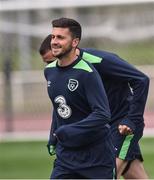 15 June 2016; Shane Long of Republic of Ireland during squad training at Versailles in Paris, France. Photo by David Maher/Sportsfile