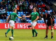 15 June 2016; Stephen Kerins of Ireland celebrates after scoring a try during the World Rugby U-20 Championships match between Ireland and Georgia at Manchester City Academy Stadium in Manchester, England. Photo by Matt McNulty/Sportsfile