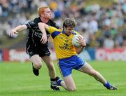 18 July 2010; Cathal Cregg, Roscommon, in action against Ross Donavan, Sligo. Connacht GAA Football Senior Championship Final, Roscommon v Sligo, McHale Park, Castlebar, Co. Mayo. Picture credit: Brian Lawless / SPORTSFILE