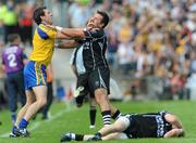 18 July 2010; Cathal Dineen, Roscommon, and Alan Costello, Sligo, get involved in an altercation during the game. Connacht GAA Football Senior Championship Final, Roscommon v Sligo, McHale Park, Castlebar, Co. Mayo. Picture credit: Ray Ryan / SPORTSFILE