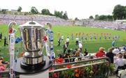18 July 2010; General view of the Anglo Celt cup on Ulster final day. Ulster GAA Football Senior Championship Final, Monaghan v Tyrone, St Tighearnach's Park, Clones, Co. Monaghan. Picture credit: Oliver McVeigh / SPORTSFILE