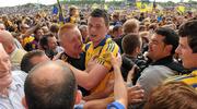 18 July 2010; Donal Shine, Roscommon, is congratulated after the game by supporters. Connacht GAA Football Senior Championship Final, Roscommon v Sligo, McHale Park, Castlebar, Co. Mayo. Picture credit: Ray Ryan / SPORTSFILE