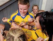 18 July 2010;  Roscommon captain Peter Domican is asked for his autograph after the game. Connacht GAA Football Senior Championship Final, Roscommon v Sligo, McHale Park, Castlebar, Co. Mayo. Picture credit: Ray Ryan / SPORTSFILE