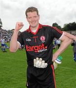 18 July 2010; Tyrone goalkeeper Pascal McConnell celebrates after the game. Ulster GAA Football Senior Championship Final, Monaghan v Tyrone, St Tighearnach's Park, Clones, Co. Monaghan. Picture credit: Oliver McVeigh / SPORTSFILE