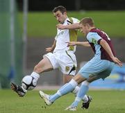 19 July 2010; Corrie Treacy, Drogheda United, in action against Ollie Cahill, Sporting Fingal. Airtricity League Premier Division, Sporting Fingal v Drogheda United, Morton Stadium, Santry, Dublin. Picture credit: Barry Cregg / SPORTSFILE