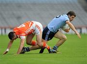 17 July 2010; Kevin McManamon, Dublin, in action against Vincent Martin, Armagh. GAA Football All-Ireland Senior Championship Qualifier Round 3, Dublin v Armagh, Croke Park, Dublin. Picture credit: Brian Lawless / SPORTSFILE
