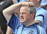 17 July 2010; A Dublin fan shows his frustration during the first half. GAA Football All-Ireland Senior Championship Qualifier Round 3, Dublin v Armagh, Croke Park, Dublin. Picture credit: Brian Lawless / SPORTSFILE