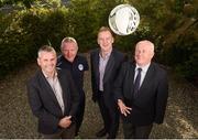 17 June 2016; Pictured at the announcement of Dublin & District Schoolboys League Club Registration System Contract with MyClubFinances.com are Michael Furey, Technical Director, MyClubFinances.com, Paddy Dempsey, Chairman, DDSL, Warren Healy, CEO MyClubFinances.com, and Paul McEvoy, treasurer, DDSL. Castletroy Park Hotel, Limerick. Photo by Diarmuid Greene/Sportsfile