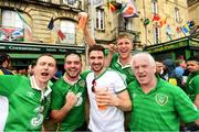 17 June 2016; Republic of Ireland supporters from Dundalk, Co. Louth, at UEFA Euro 2016 in Bordeaux, France. Photo by Stephen McCarthy/Sportsfile