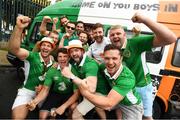 17 June 2016; Republic of Ireland supporters from Dublin, travelling in the WesHooleyVan, at UEFA Euro 2016 in Bordeaux, France. Photo by Stephen McCarthy/Sportsfile