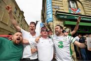 17 June 2016; Republic of Ireland and Scotland supporters at UEFA Euro 2016 in Bordeaux, France. Photo by Stephen McCarthy/Sportsfile
