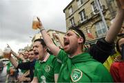 17 June 2016; Republic of Ireland supporters outside the Connemara bar at UEFA Euro 2016 in Bordeaux, France. Photo by Stephen McCarthy/Sportsfile