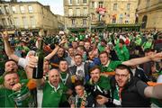 17 June 2016; Republic of Ireland supporters in Bordeaux, France. Photo by Stephen McCarthy/Sportsfile