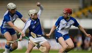 18 June 2016; Joe Phelan of Laois in action against Peter Grogan, left, and Peter Boylan of Waterford City during the Corn Jerome O’Leary, Division 4, Celtic Challenge Final 2016 match between Waterford City and Laois at Nowlan Park in Kilkenny. Photo by Piaras Ó Mídheach/Sportsfile