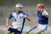 18 June 2016; Evan McGrath of Waterford City in action against John Maher of Laois during the Corn Jerome O’Leary, Division 4, Celtic Challenge Final 2016 match between Waterford City and Laois at Nowlan Park in Kilkenny. Photo by Piaras Ó Mídheach/Sportsfile