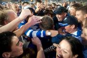 17 July 2010; Waterford manager Davy Fitzgerald is congratulated by supporters after the game. Munster GAA Hurling Senior Championship Final Replay, Cork v Waterford, Semple Stadium, Thurles, Co. Tipperary. Picture credit: Ray McManus / SPORTSFILE