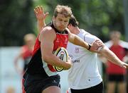 23 July 2010; Ulster's Thomas Anderson in action during squad training ahead of their opening pre-season friendly game against Bath, in Ravenhill Park, on August the 13th. Ulster Rugby Squad Training, Newforge Country Club, Belfast, Co. Antrim. Picture credit: Oliver McVeigh / SPORTSFILE