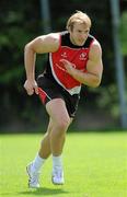 23 July 2010; Ulster's Stephen Ferris in action during squad training ahead of their opening pre-season friendly game against Bath, in Ravenhill Park, on August the 13th. Ulster Rugby Squad Training, Newforge Country Club, Belfast, Co. Antrim. Picture credit: Oliver McVeigh / SPORTSFILE