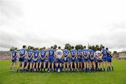 18 July 2010; The Monaghan team stand for the team photograph before the game. Ulster GAA Football Senior Championship Final, Monaghan v Tyrone, St Tighearnach's Park, Clones, Co. Monaghan. Picture credit: Brendan Moran / SPORTSFILE