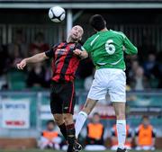 23 July 2010; Paul Keegan, Bohemians, in action against Danny O'Connor, Bray Wanderers. Airtricity League Premier Division, Bray Wanderers v Bohemians, Carlisle Grounds, Bray, Co. Wicklow. Picture credit: Matt Browne / SPORTSFILE