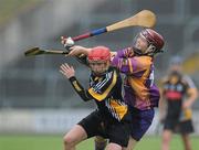 24 July 2010; Evelyn Quigley, Wexford, in action against Jacqui Frisby, Kilkenny. Gala All-Ireland Senior Camogie Championship, Wexford v Kilkenny, Wexford Park, Wexford. Picture credit: Matt Browne / SPORTSFILE