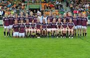 24 July 2010; The Galway squad. Ladies Gaelic Football Minor A Championship All-Ireland Final, Donegal v Galway, Seán O'Heslin GAA Cub, Ballinamore, Co. Leitrim. Picture credit: Brian Lawless / SPORTSFILE